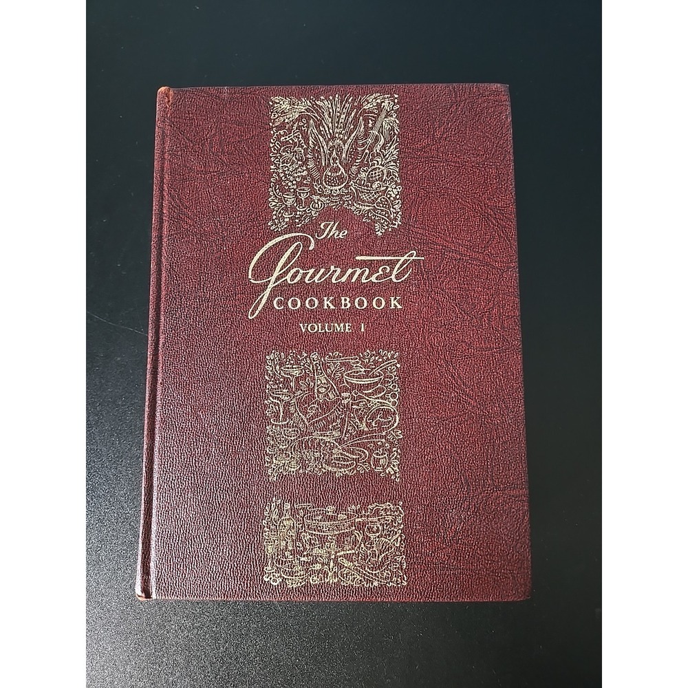The‎ Gourmet Cookbook Volume 1 Hardcover 1976 Recipes Vintage